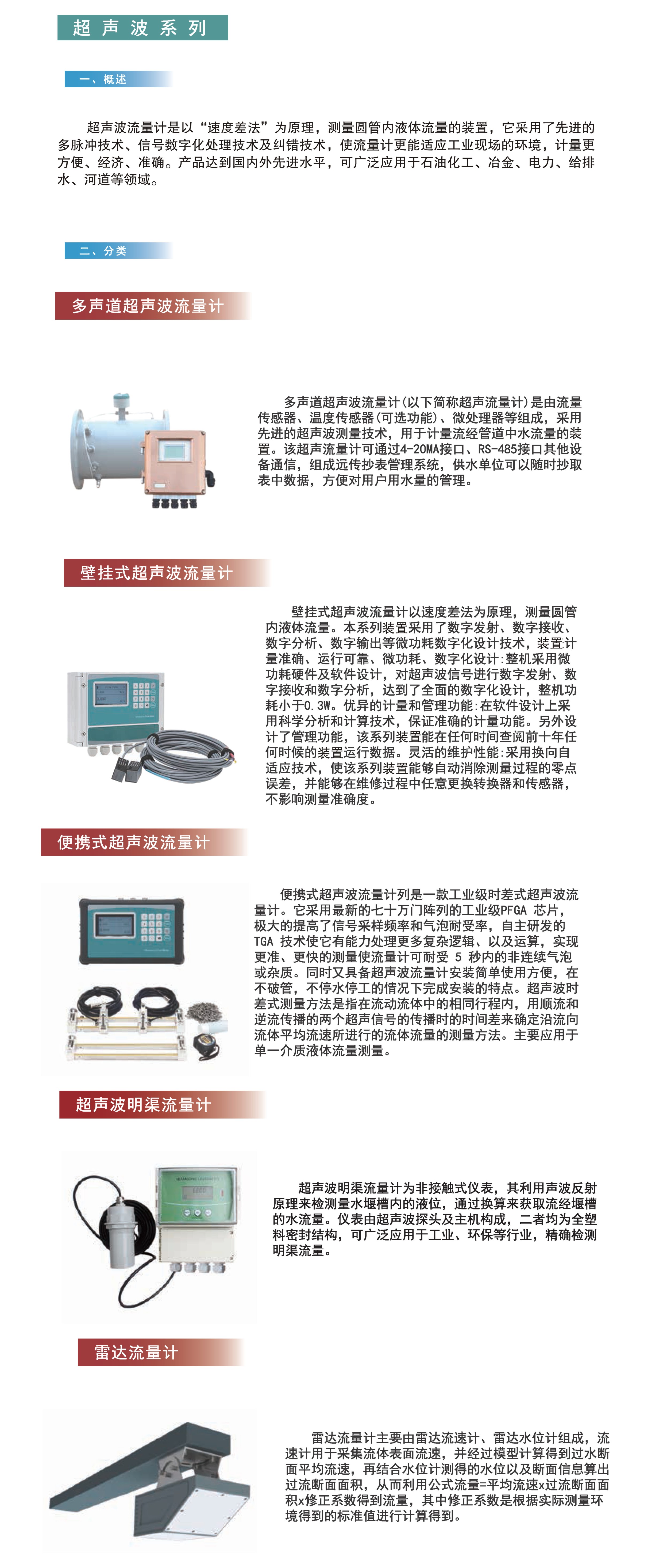 中國四聯(lián)推出的超聲波流量計系列產品，具備先進的多脈沖技術、信號數字化處理技術及糾錯技術，兼具工業(yè)、民用領域應用.jpg